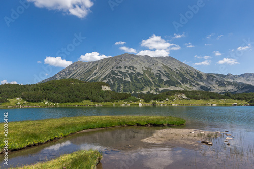 Summer landscape of Muratovo (Hvoynato) lake at Pirin Mountain, Bulgaria