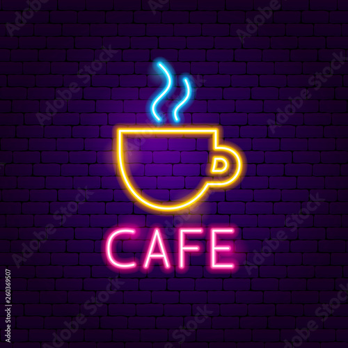 Cafe Neon Label