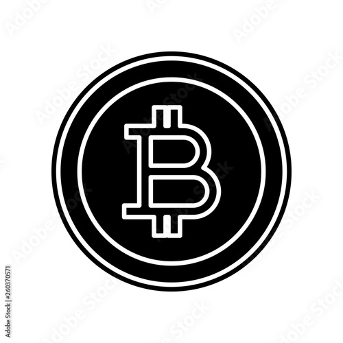 crypto currency coin icon. Element of finance and chart for mobile concept and web apps icon. Glyph, flat icon for website design and development, app development