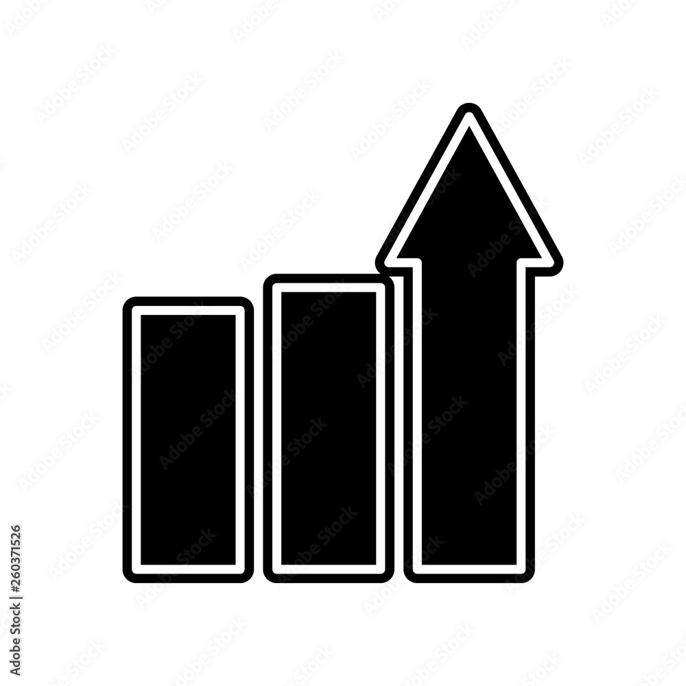 chart with arrow icon. Element of finance and chart for mobile concept and web apps icon. Glyph, flat icon for website design and development, app development chart with arrow icon. Element of finance and chart for mobile concept and web apps icon. Glyph, flat icon for website design and development, app development
