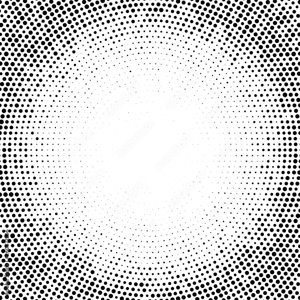Halftone abstract dotted backgrounds for your design. Halftone effect vector pattern. Circle dots isolated on the white background.Circular gradient texture.