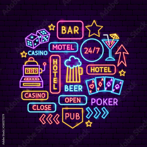 Street Sign Neon Concept