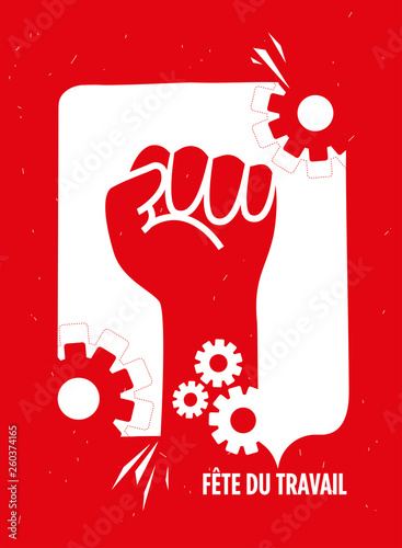 Illustration of the labor day	