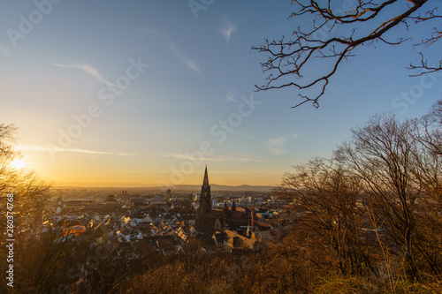 Sonnenuntergang Freiburg