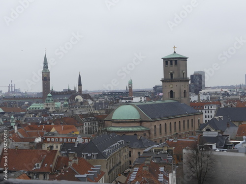  Panorama of the city. View of the city from a height. Historical real estate of the city. View from the city tower on the city.