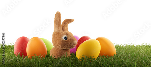 small cute Easter bunny wit...