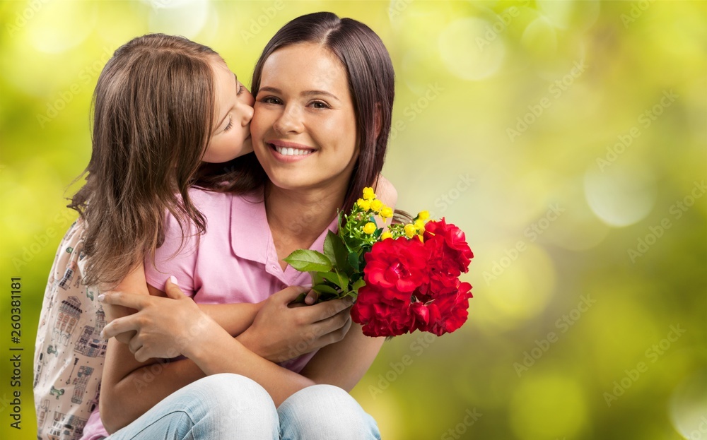Happy Mother and daughter together Happy Mother and daughter together