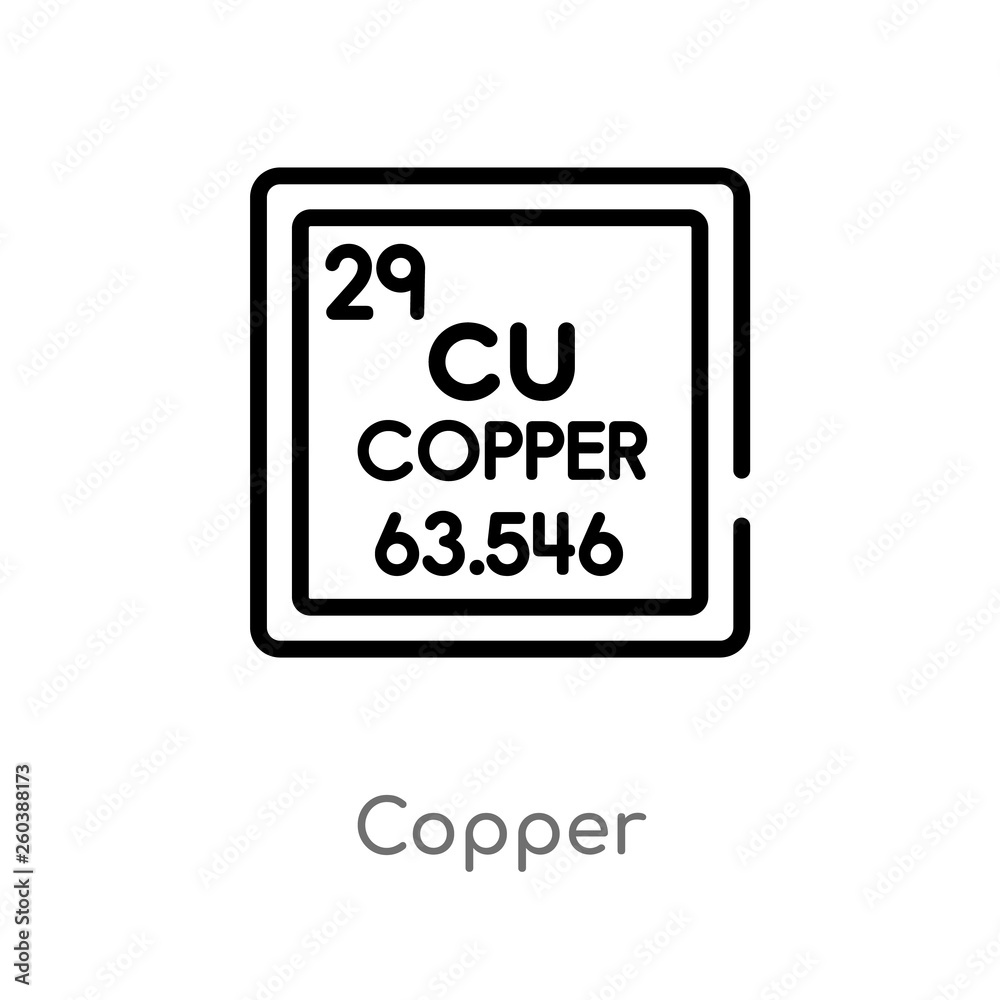 outline copper vector icon. isolated black simple line element illustration from construction and tools concept. editable vector stroke copper icon on white background outline copper vector icon. isolated black simple line element illustration from construction and tools concept. editable vector stroke copper icon on white background