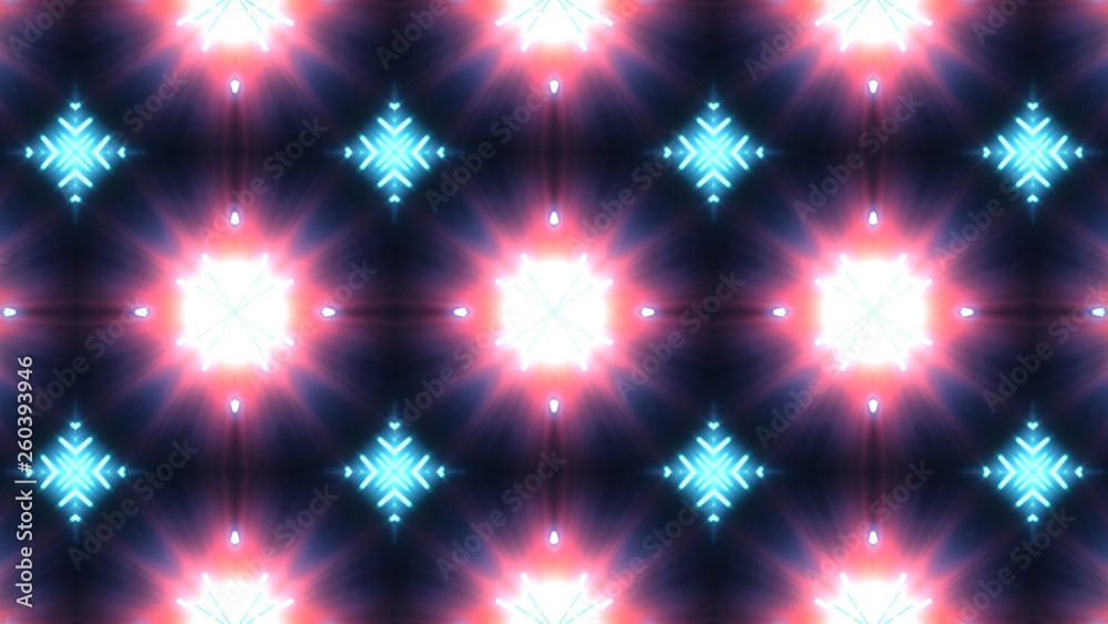 Designer abstract background with glowing individual shapes. Designer abstract background with glowing individual shapes.