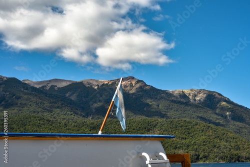 Canvastavla argentina lago