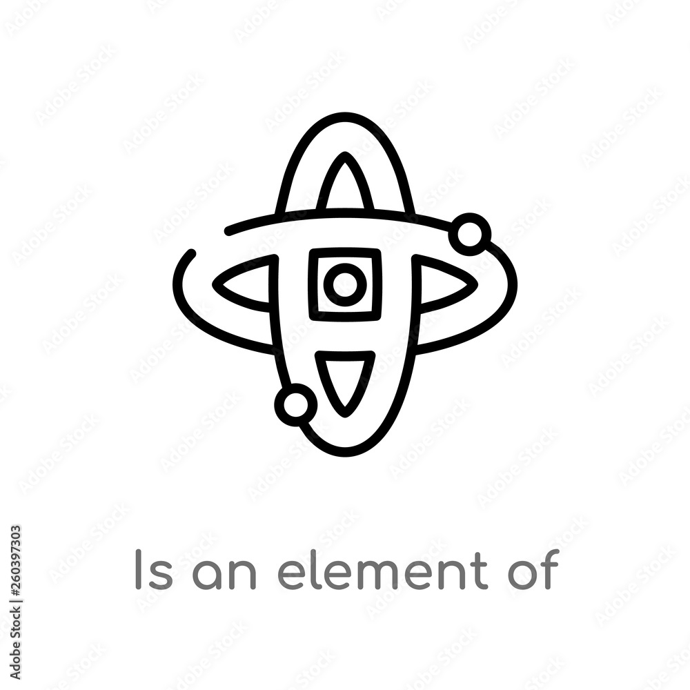 outline is an element of vector icon. isolated black simple line element illustration from education concept. editable vector stroke is an element of icon on white background outline is an element of vector icon. isolated black simple line element illustration from education concept. editable vector stroke is an element of icon on white background