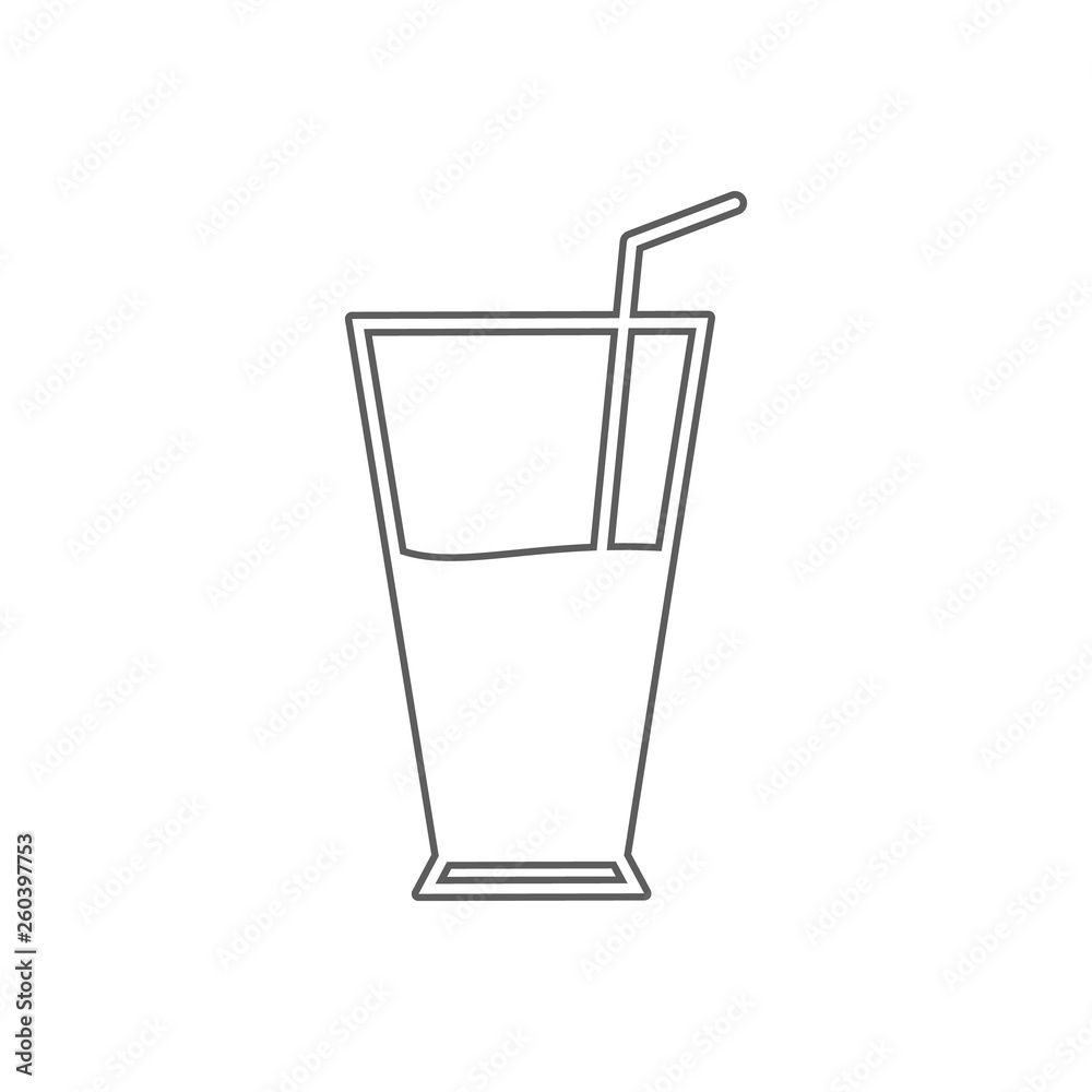 fresh drink icon. Element of Sport for mobile concept and web apps icon. Outline, thin line icon for website design and development, app development