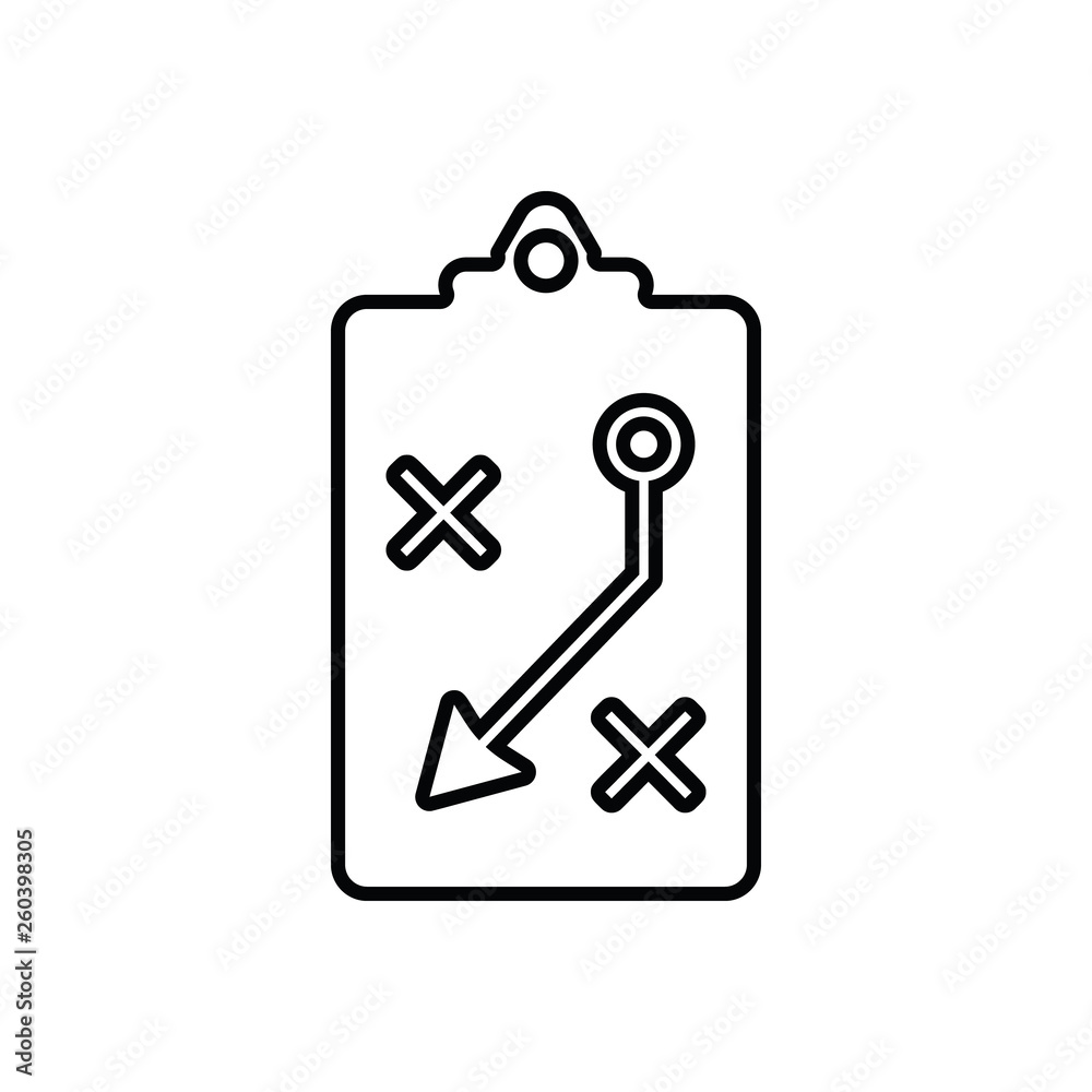 Sport strategy board icon. Element of Sport for mobile concept and web apps icon. Outline, thin line icon for website design and development, app development Sport strategy board icon. Element of Sport for mobile concept and web apps icon. Outline, thin line icon for website design and development, app development