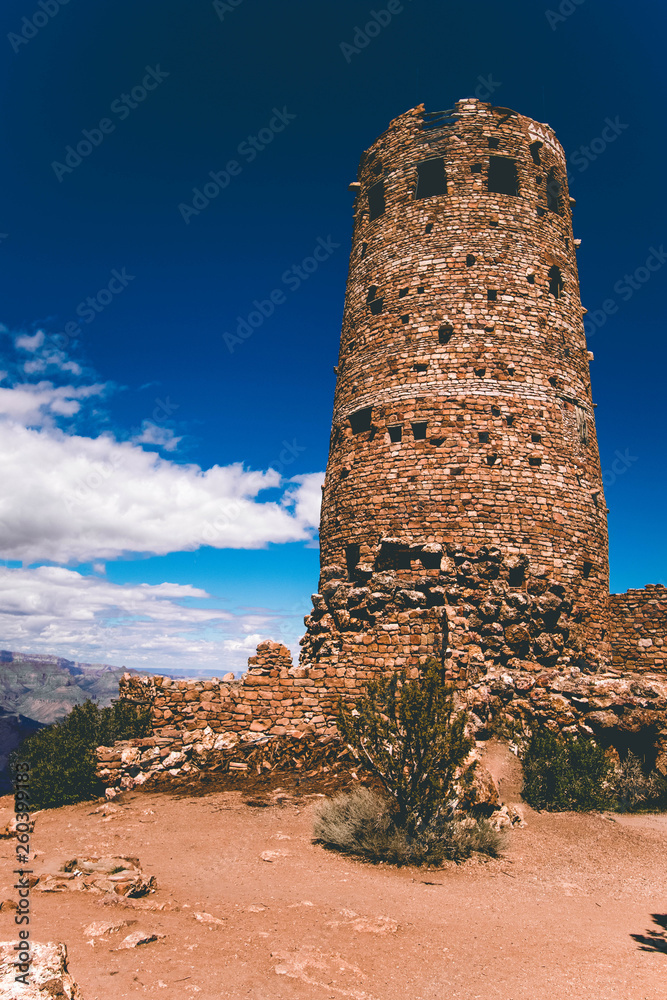 Naklejka premium Watch Tower in grand canyon