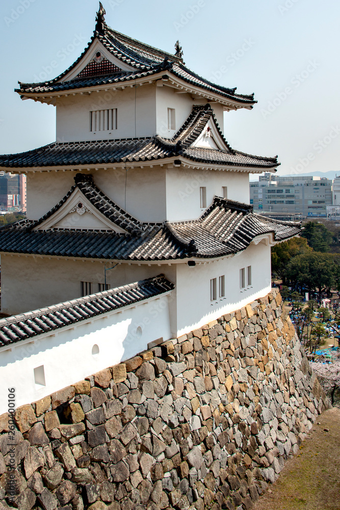 Akashi-jo (Akashi castle) in Hyogo prefecture, Japan Akashi-jo (Akashi castle) in Hyogo prefecture, Japan