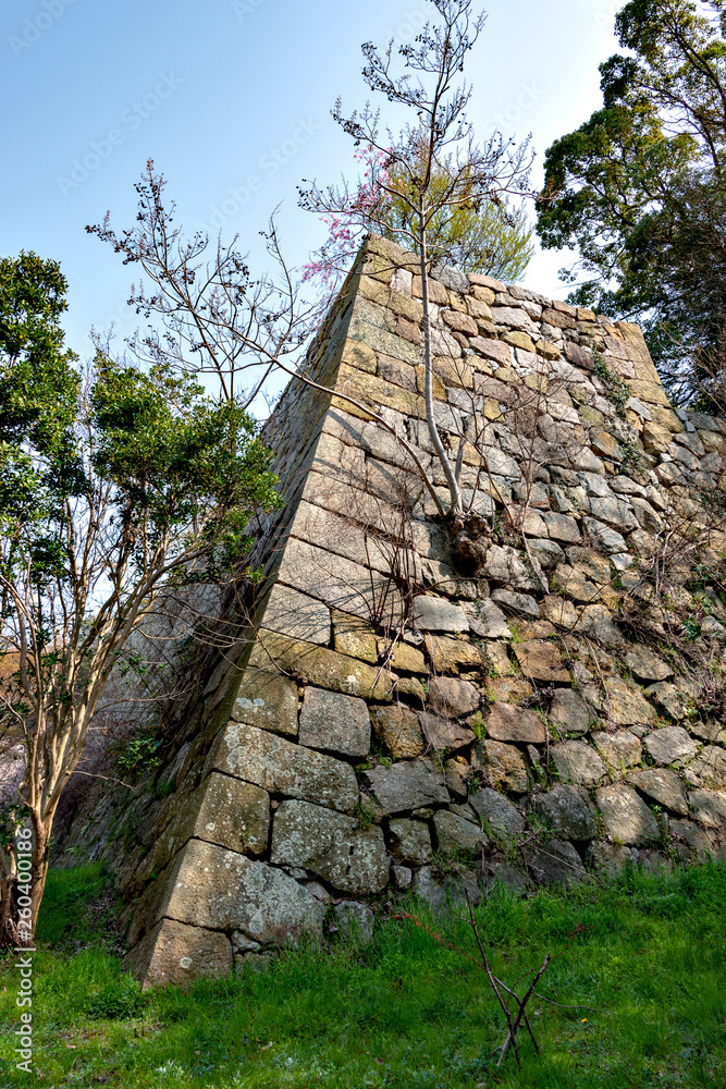 Akashi-jo (Akashi castle) in Hyogo prefecture, Japan