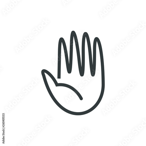 Charity Volunteer Collaboration Heart Love Hands Icon Set	
