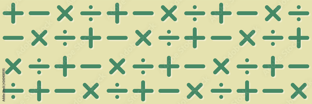 Pattern plus minus multiply divide vector Pattern plus minus multiply divide vector