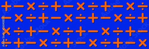 Pattern plus minus multiply divide vector