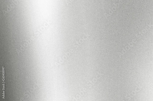 Abstract texture background, light shining silver metallic plate photo