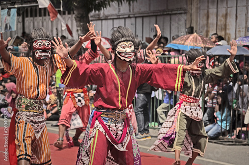 Indonesia Traditional Mask Dance