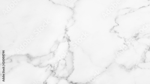 White marble texture with natural pattern for background.