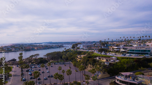 Aerial Views of California Beach Town © JustTheLetterK