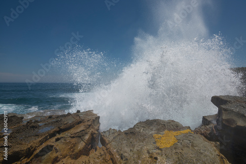 Huge waves at Kilcunda beach, Phillip Island photo