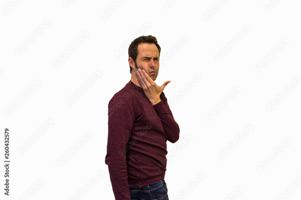 Man with toothache Man with toothache