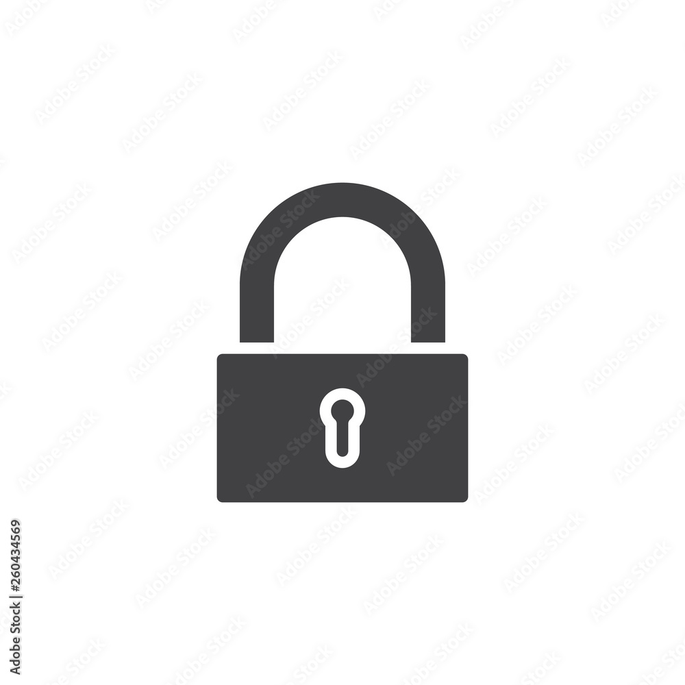 Closed lock vector icon. Padlock filled flat sign for mobile concept and web design. Cyber security glyph icon. Symbol, logo illustration. Pixel perfect vector graphics Closed lock vector icon. Padlock filled flat sign for mobile concept and web design. Cyber security glyph icon. Symbol, logo illustration. Pixel perfect vector graphics