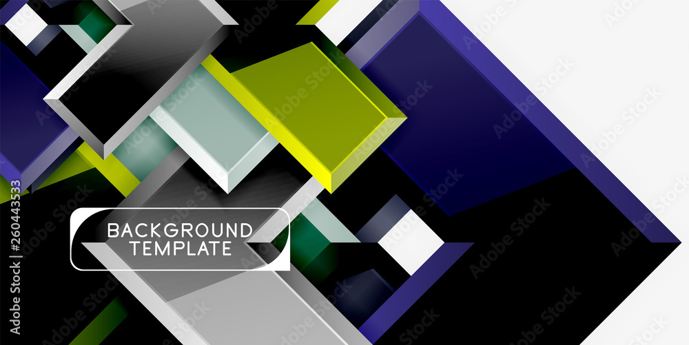 Abstract arrows composition background