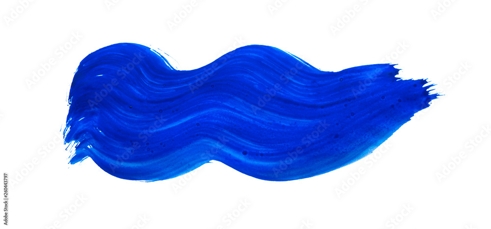 Abstract blue wave brush stroke Abstract blue wave brush stroke