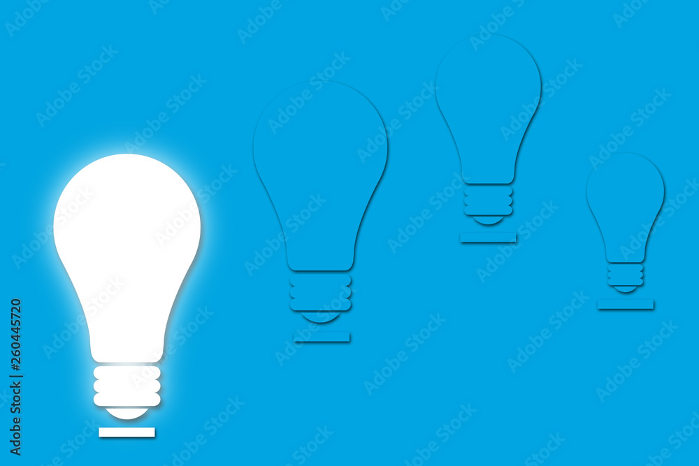 2d rendering led white lightbulb 2d rendering led white lightbulb