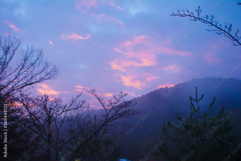 Obraz premium 朝焼けの空