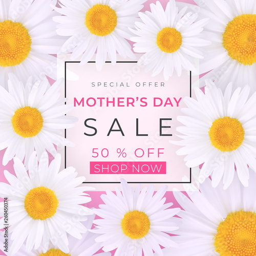 Mothers day sale background