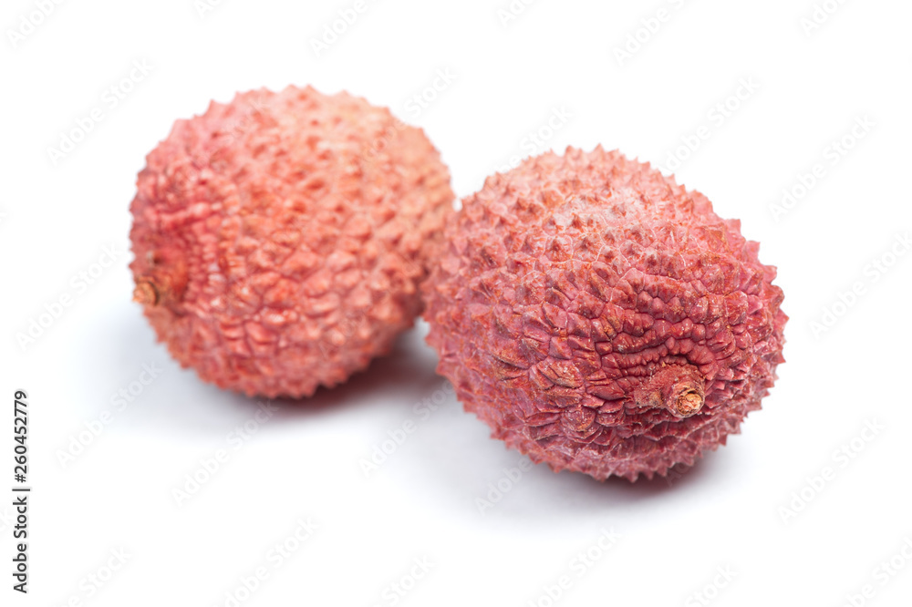 Group of sweet lychees fruits Group of sweet lychees fruits