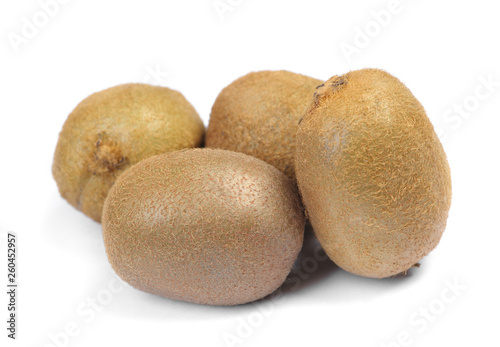 Group of whole kiwi fruit