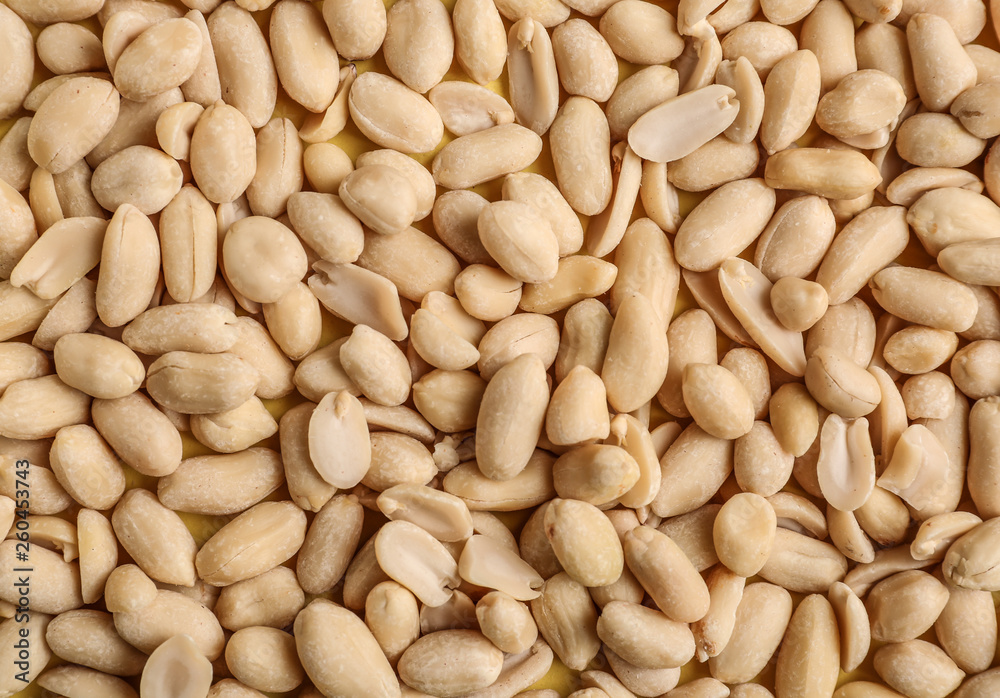Tasty peanuts as background