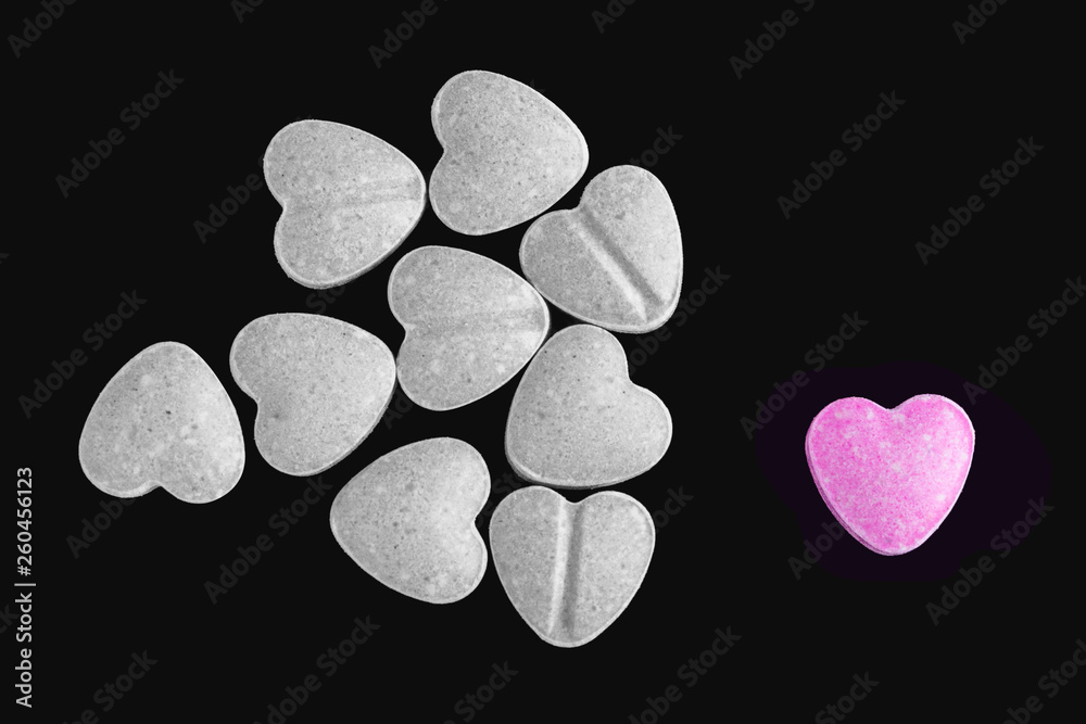 Obraz premium Love drug pill