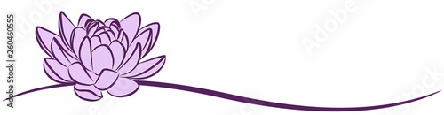 A lotus symbol.
