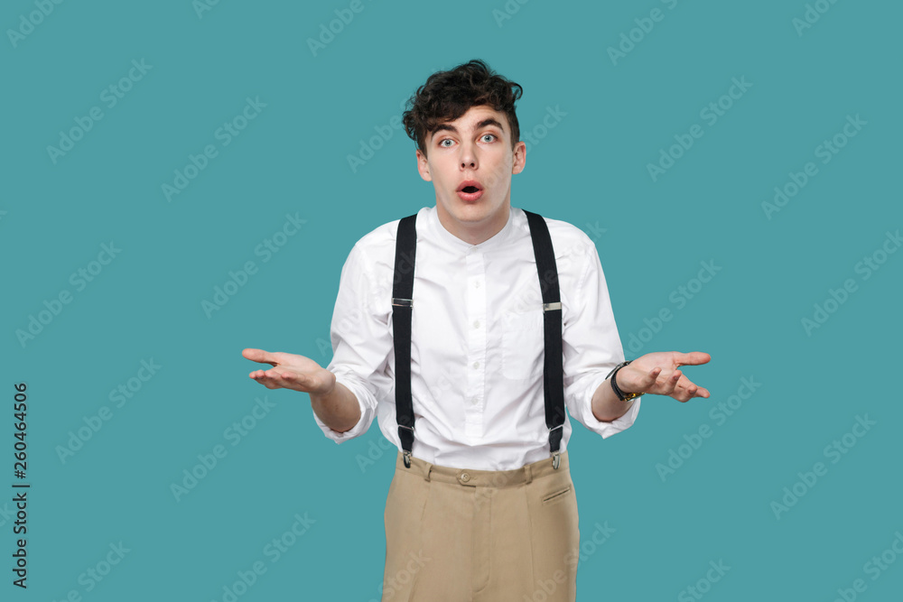 How? why? what? shocked man looking at camera and asking. How? why? what? shocked man looking at camera and asking.