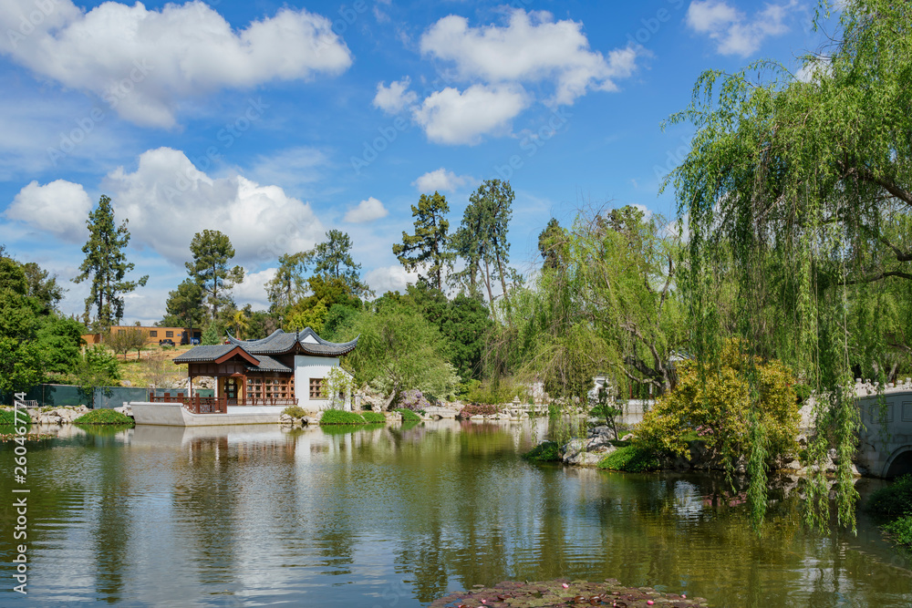 The beautiful Chinese Garden of Huntington Library