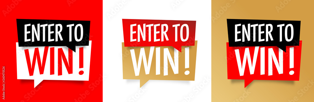 Obraz premium Enter to Win !