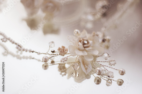 Flower bridal jewellery