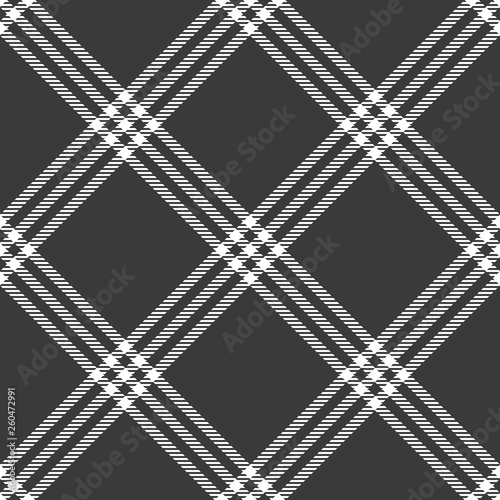 Black cage rhombus check pl...