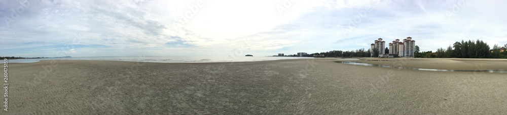 Obraz premium Panoramabild Strand Malaysia