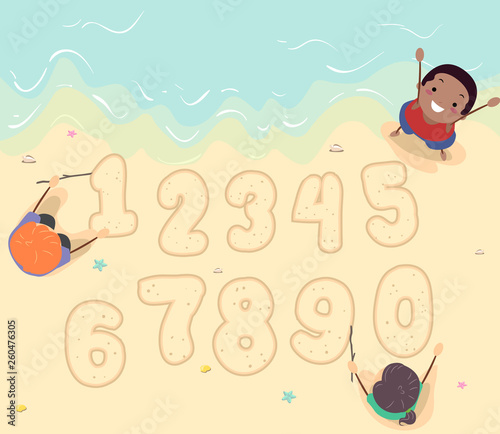Stickman Kids Beach Sand Nu...