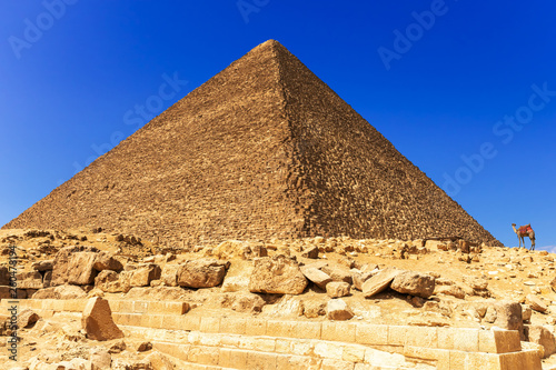 The Great Pyramid of Cheops in Giza, Egypt