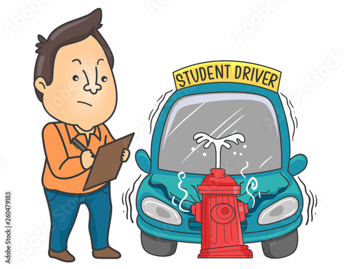 Car Crashing into Fire Hydr...