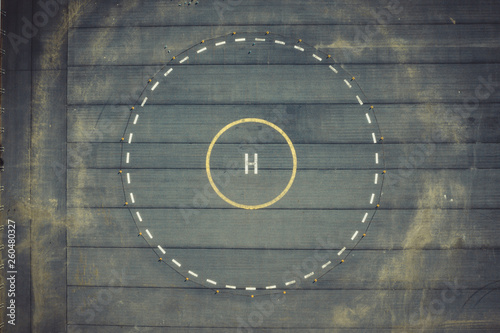 Helicopter landing place